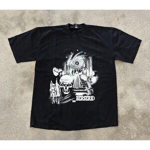 Berserk Anime 2D Fantasy Godhand Size XL Black T Shirt Rare